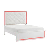 Lumin White Queen Bed - Ornate Home