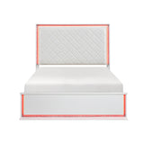 Lumin White Queen Bed - Ornate Home