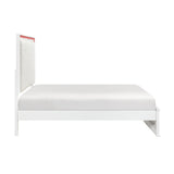 Lumin White Queen Bed - Ornate Home