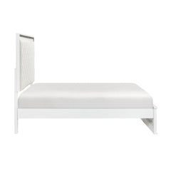 Lumin White Queen Bed - Ornate Home