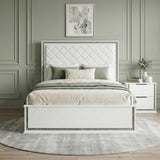 Lumin White Queen Bed - Ornate Home