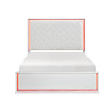 Lumin White Queen Bed - Ornate Home