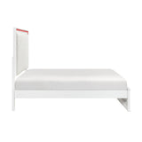 Lumin White Queen Bed - Ornate Home