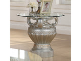 Lumina Silver End Table  / HD-8908S - Ornate Home