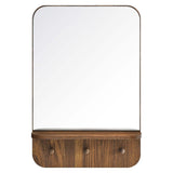 Lumina Walnut Mirror - Ornate Home