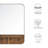 Lumina Walnut Mirror - Ornate Home