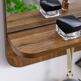 Lumina Walnut Mirror - Ornate Home