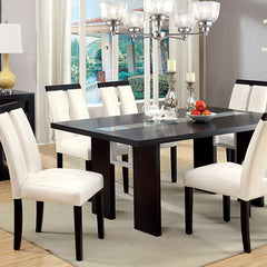 Luminar Black 7 Pc Dining Table Set - Ornate Home