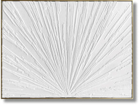 Luminous Burst Textured Canvas Wall Art - Ornate Home