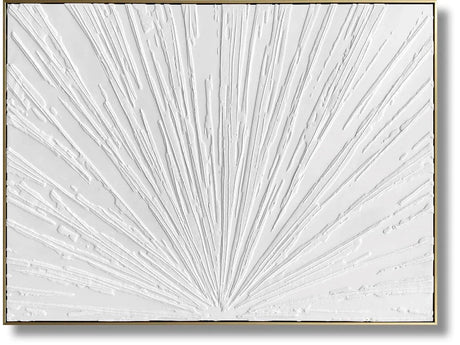 Luminous Burst Textured Canvas Wall Art - Ornate Home