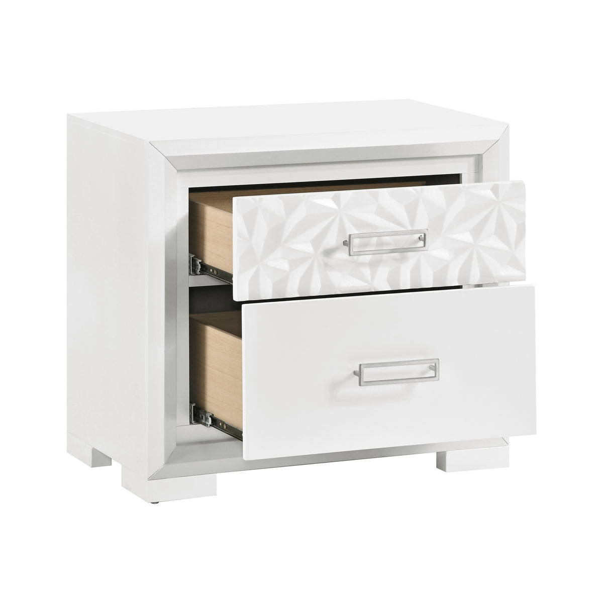 Luna Brown Nightstand - Ornate Home