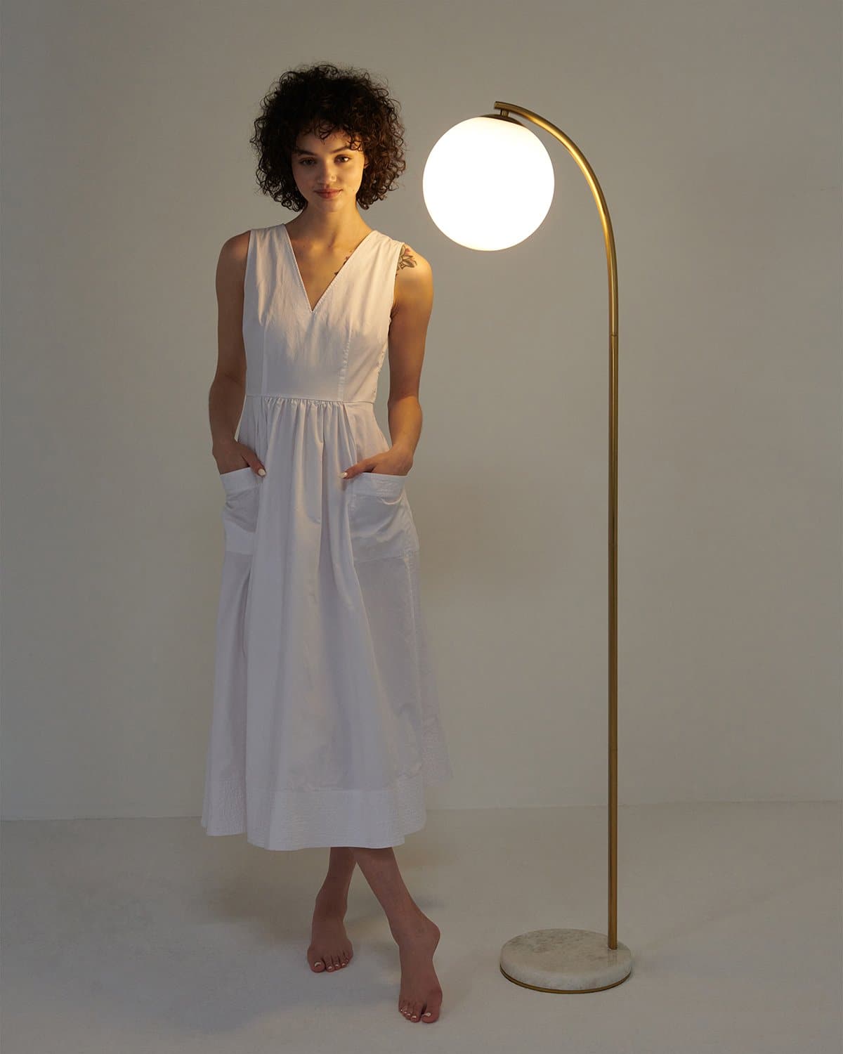 Luna Drop Floor Lamp - Ornate Home