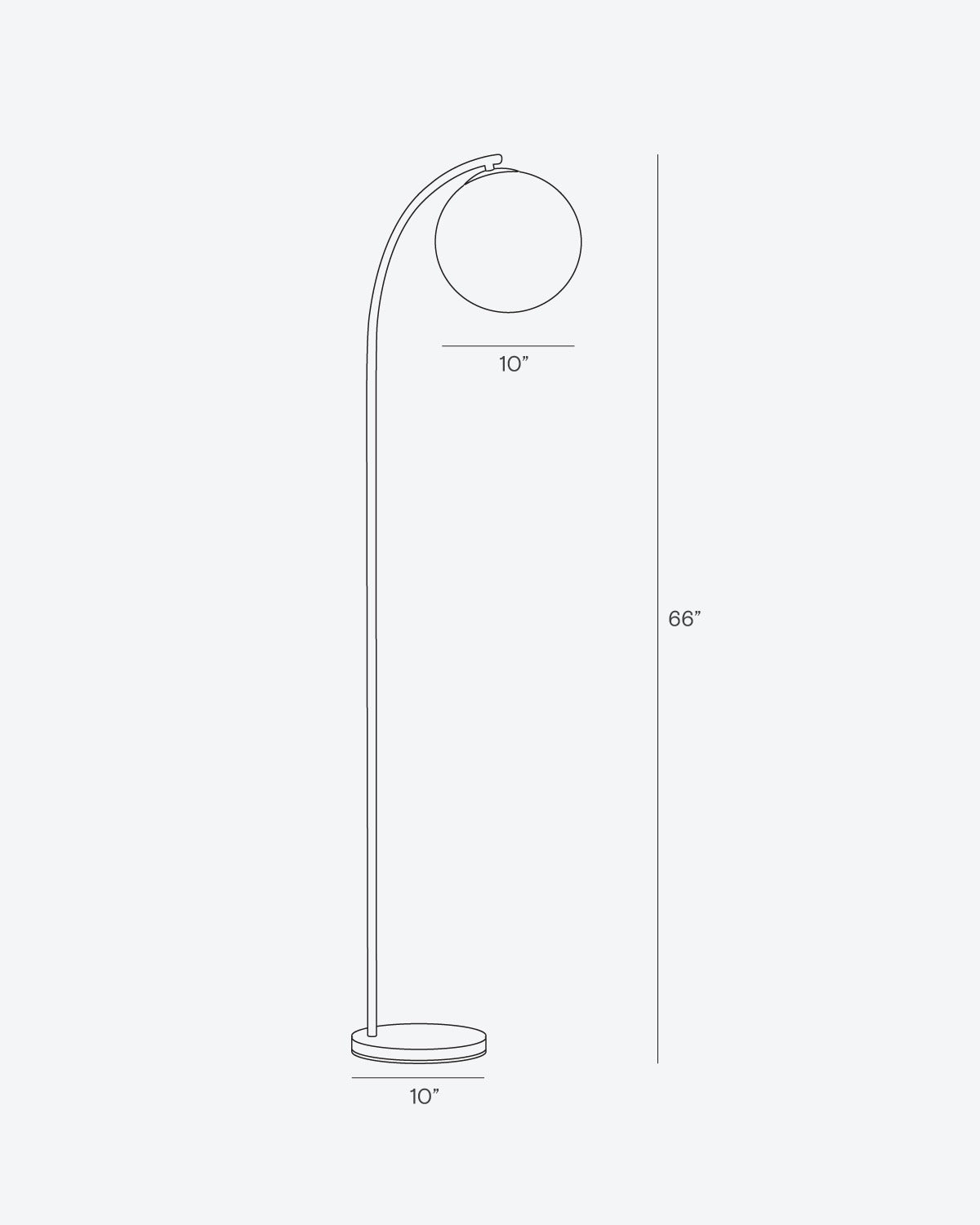 Luna Drop Floor Lamp - Ornate Home