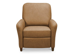 Luna Tan Leather Recliner Chair - Ornate Home