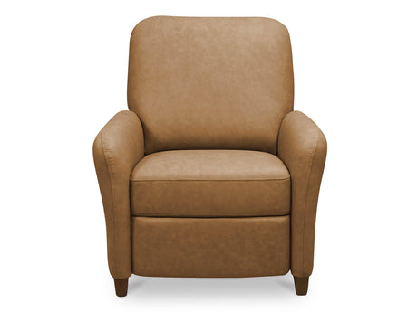 Luna Tan Leather Recliner Chair - Ornate Home