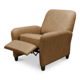 Luna Tan Leather Recliner Chair - Ornate Home