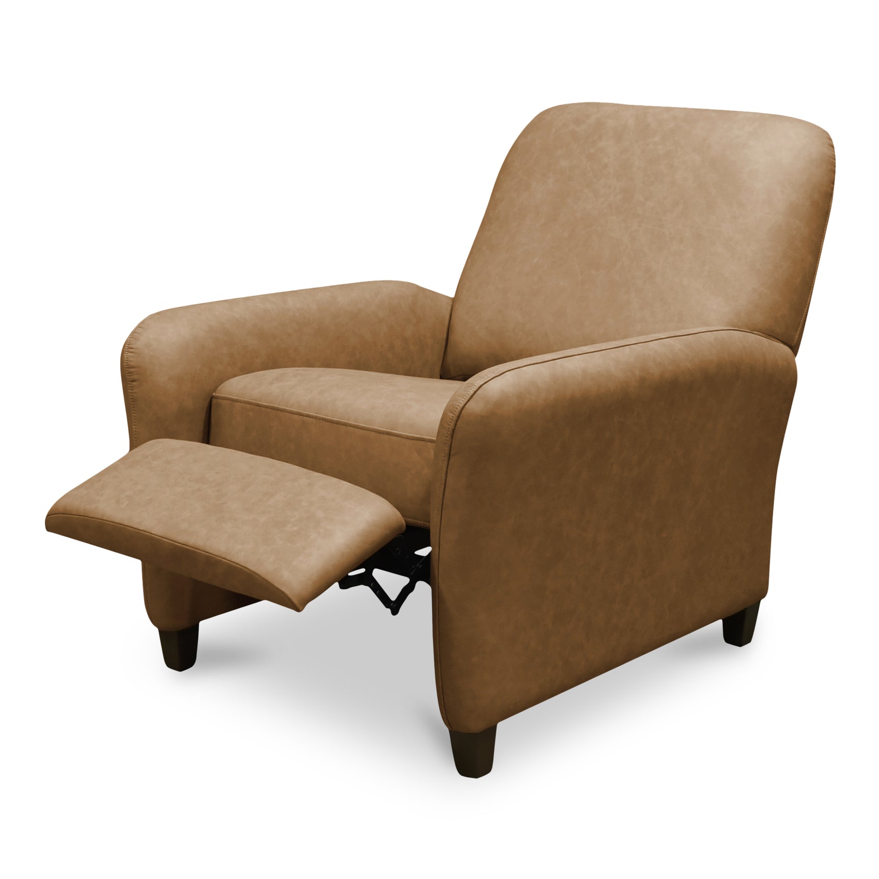 Luna Tan Leather Recliner Chair - Ornate Home