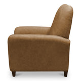 Luna Tan Leather Recliner Chair - Ornate Home