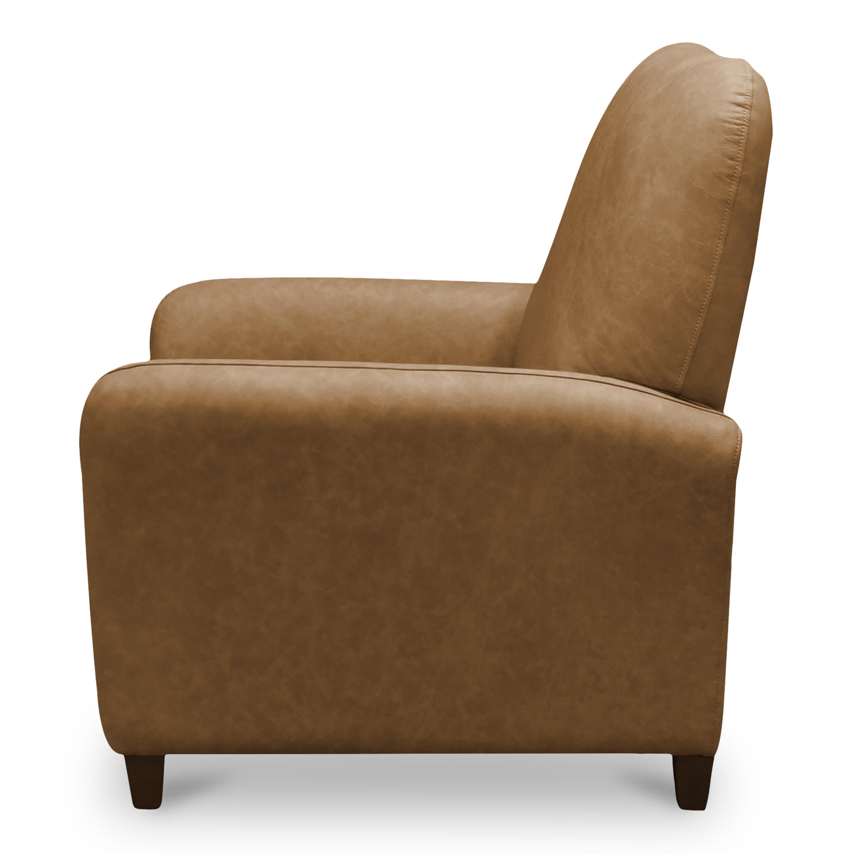Luna Tan Leather Recliner Chair - Ornate Home