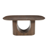 Luna Umber Brown 70 Dining Table - Ornate Home