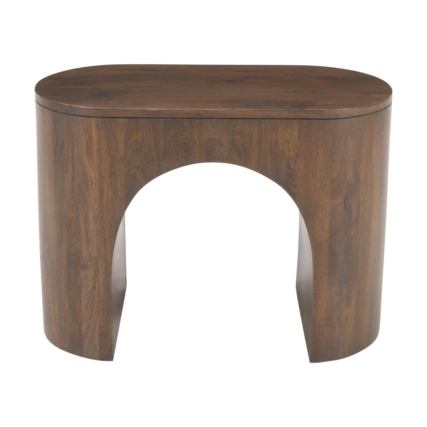 Luna Umber Brown End Table - Ornate Home