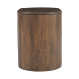 Luna Umber Brown End Table - Ornate Home