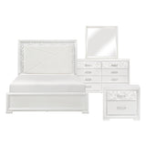 Luna White 4pc Bedroom Set