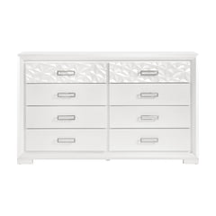 Luna White 4pc Bedroom Set - Ornate Home