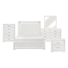Luna White 5pc Bedroom Set - Ornate Home