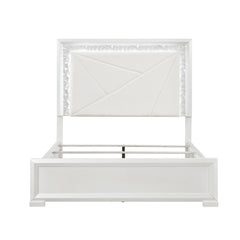 Luna White 5pc Bedroom Set - Ornate Home