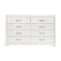 Luna White 5pc Bedroom Set - Ornate Home