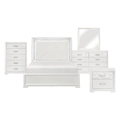 Luna White 5pc Bedroom Set - Ornate Home