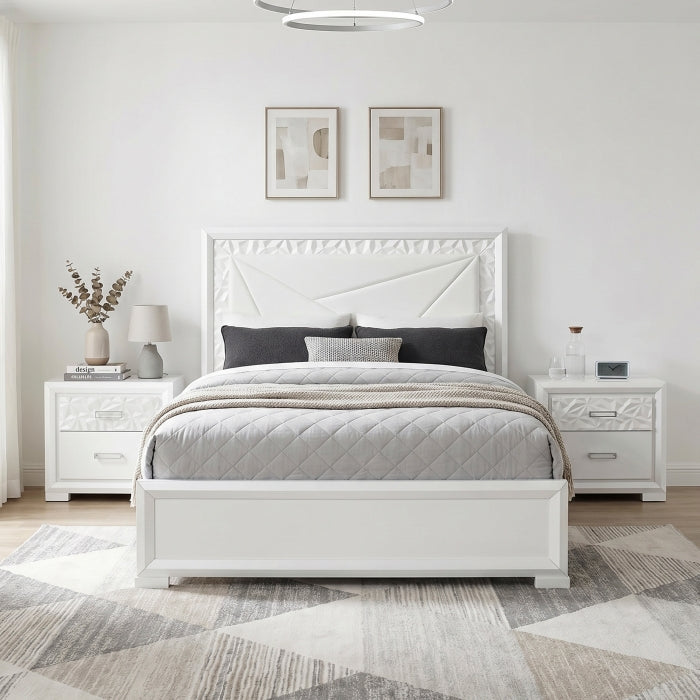 Luna White Full Bed