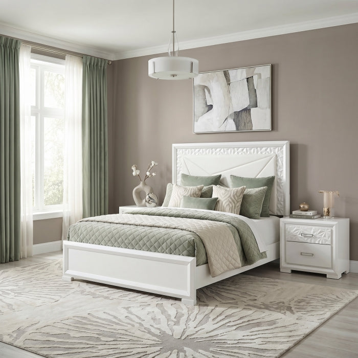Luna White Full Bed