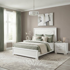 Luna White Full Bed - Ornate Home