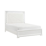Luna White Full Bed - Ornate Home