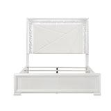 Luna White Queen Bed - Ornate Home