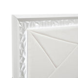 Luna White Queen Bed - Ornate Home