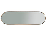 Luna White Satin Bronze Mirror - Ornate Home