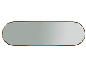Luna White Satin Bronze Mirror - Ornate Home