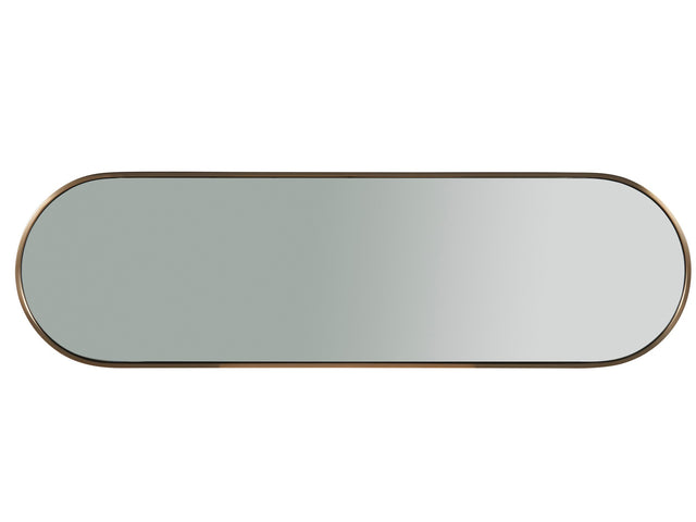 Luna White Satin Bronze Mirror - Ornate Home