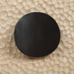 Lunar Black/Woodtone Wooden Side Table - Ornate Home
