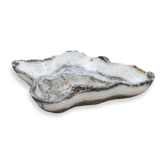 Lunara Gray/White Indoor-Outdoor Stone Bowl - Ornate Home