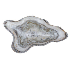 Lunara Gray/White Indoor-Outdoor Stone Bowl - Ornate Home