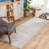 Lunaro Gray Subtle Wavy Abstract Modern Minimalist Polyester Machine Woven Area Rug - Clearance - Ornate Home