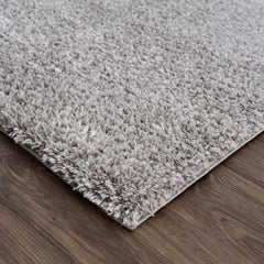 Lunaro Gray Subtle Wavy Abstract Modern Minimalist Polyester Machine Woven Area Rug - Clearance - Ornate Home