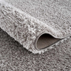 Lunaro Gray Subtle Wavy Abstract Modern Minimalist Polyester Machine Woven Area Rug - Clearance - Ornate Home