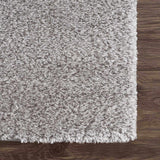 Lunaro Gray Subtle Wavy Abstract Modern Minimalist Polyester Machine Woven Area Rug - Clearance - Ornate Home