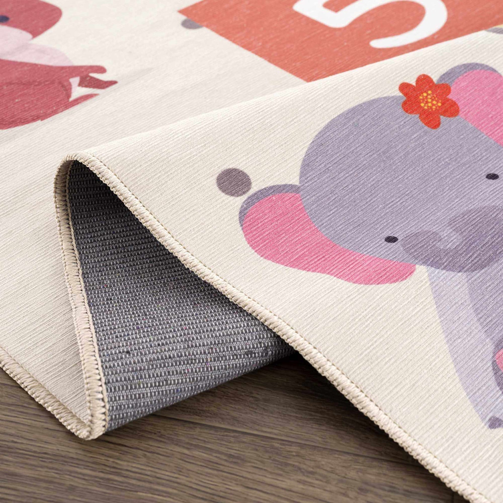 Lundy Washable Kids Hopscotch Colorful Rug - Ornate Home