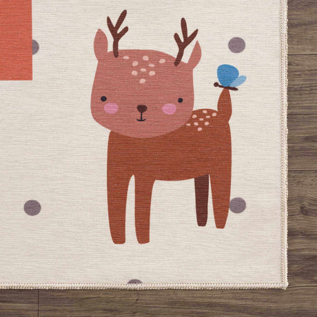 Lundy Washable Kids Hopscotch Colorful Rug - Ornate Home